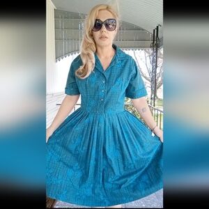True Vintage 50s Dress Sz Medium